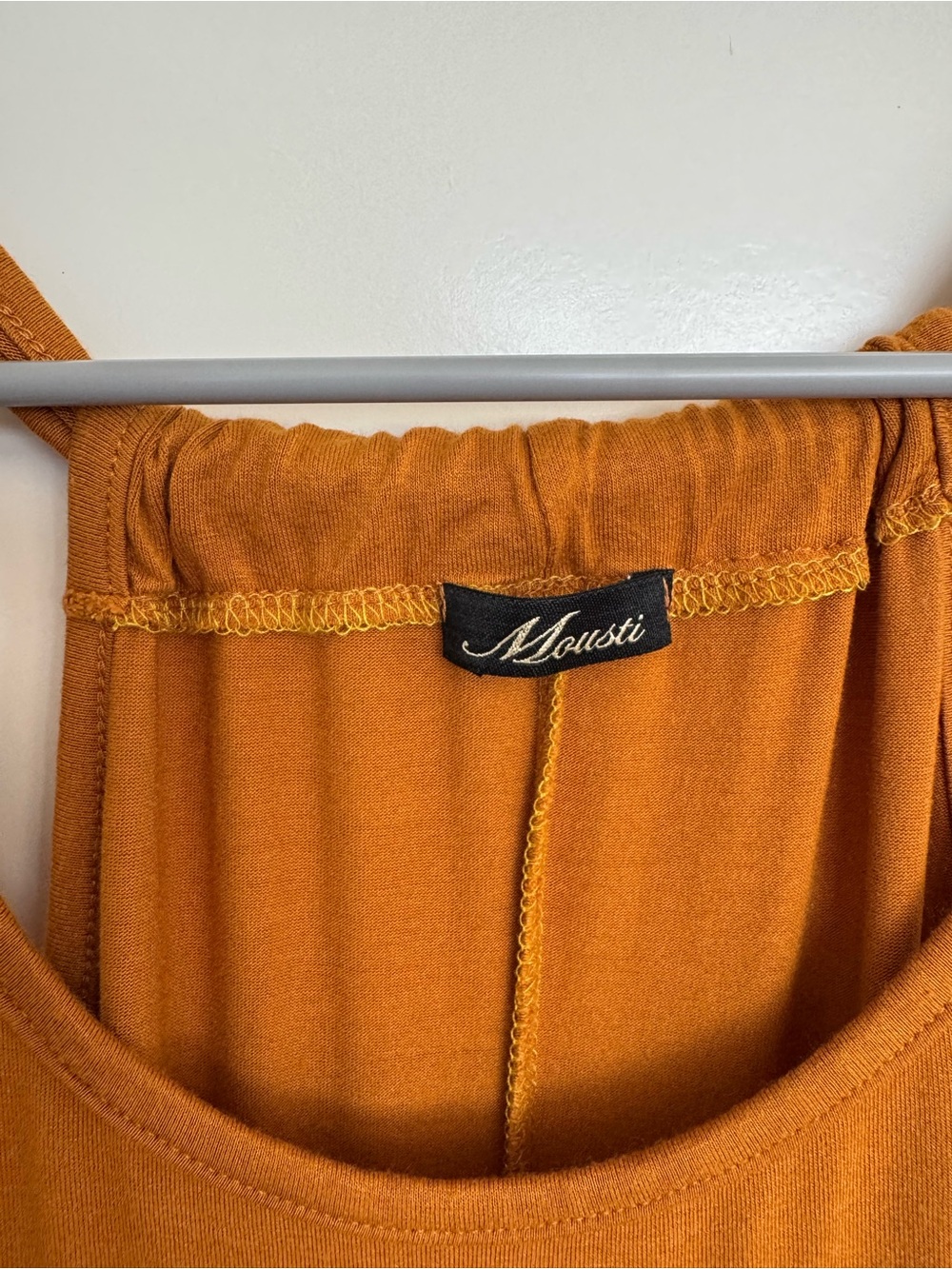 Mousti Mustard Maxi Tank Maternity Dress - Picture 4 of 7